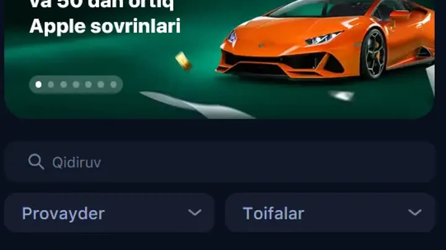 Mobil ilovadagi 1Win Kazino