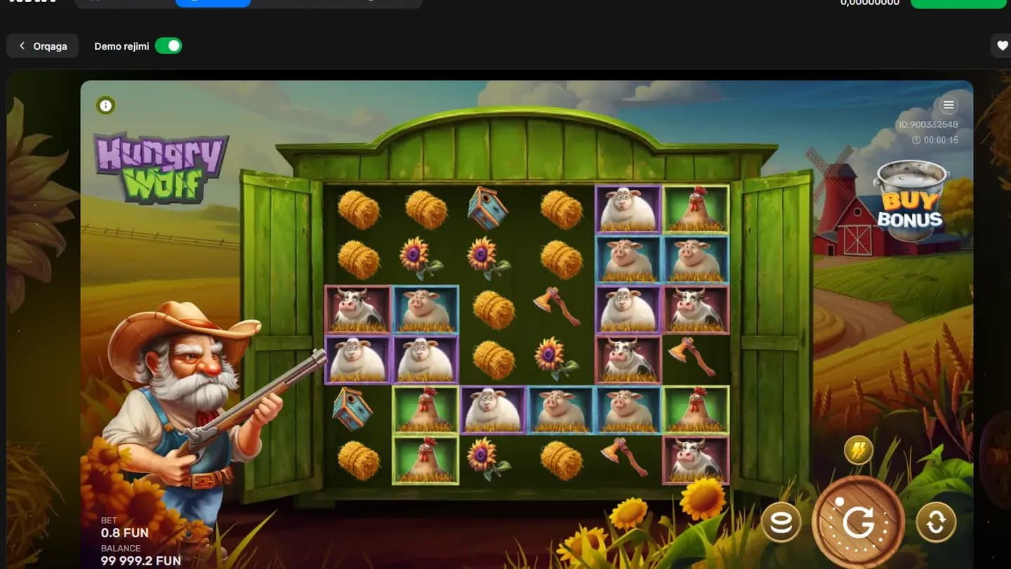 1Win kazinosida Hungry Wolf