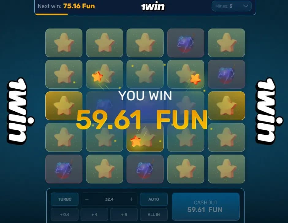 Turbo Minesda yutish