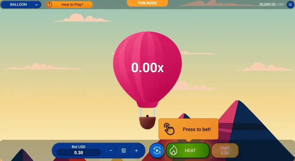 Balloon Game Start