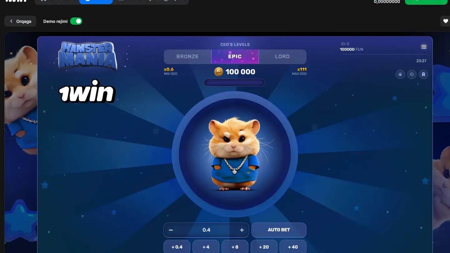 1Win da Hamster Mania