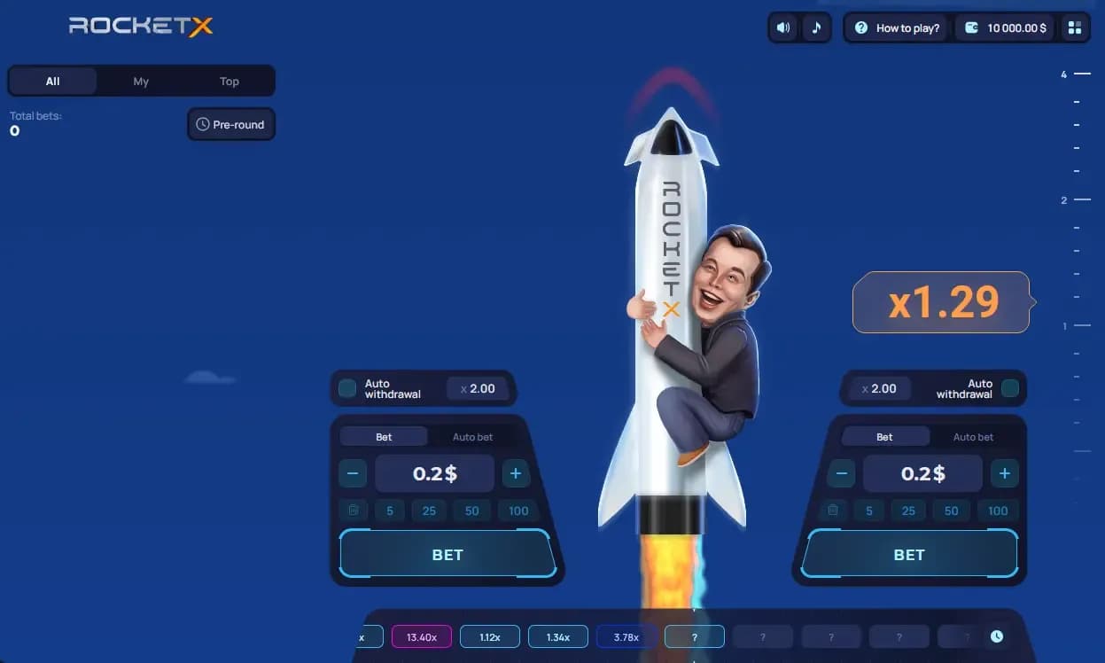 RocketX 1WinтАЩda ishga tushirildi