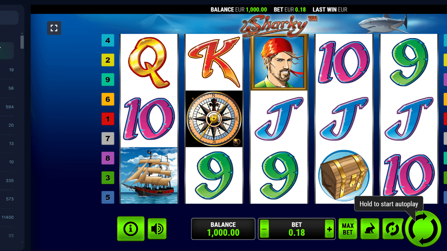 1win slot Sharky