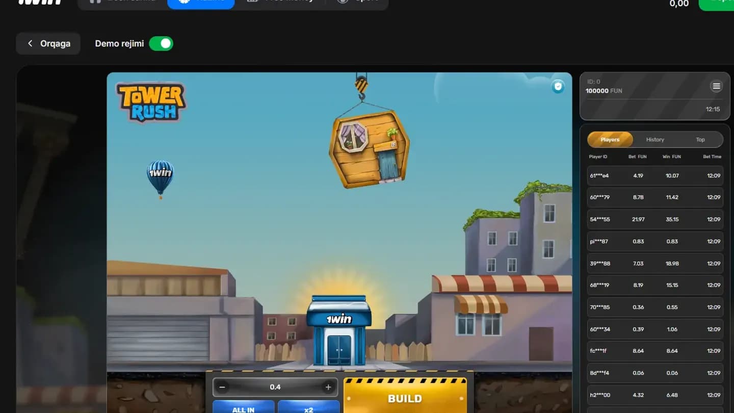 Tower Rush 1 g'alabada