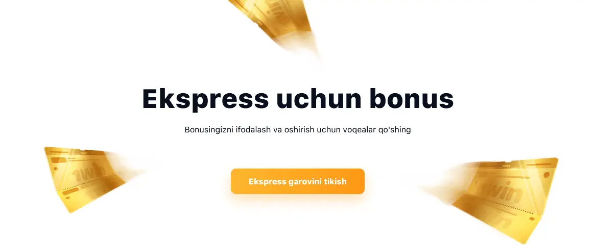 1Win da ekspress bonusi