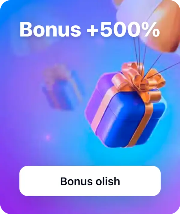 Depozitga +500% bonus