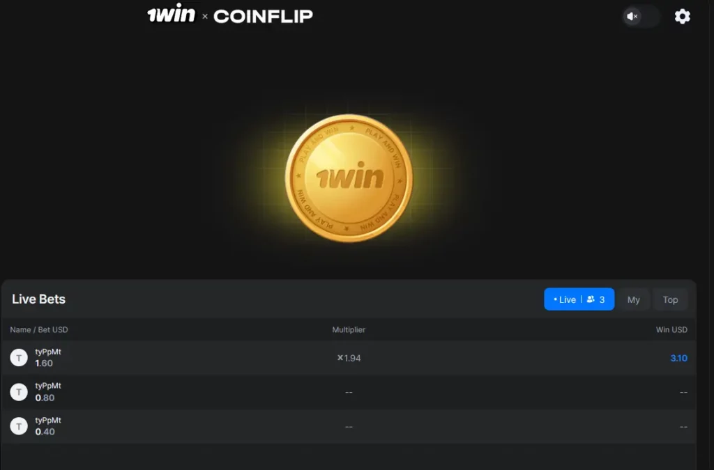 CoinFlip o'yin taxtasi