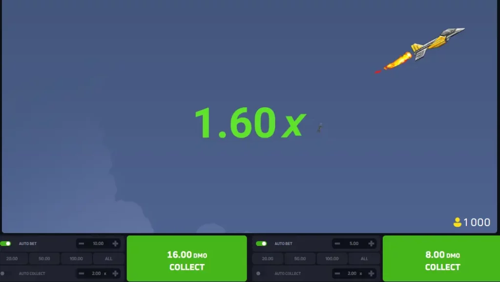 JetXda 1Win da yuqori koeffitsientlar