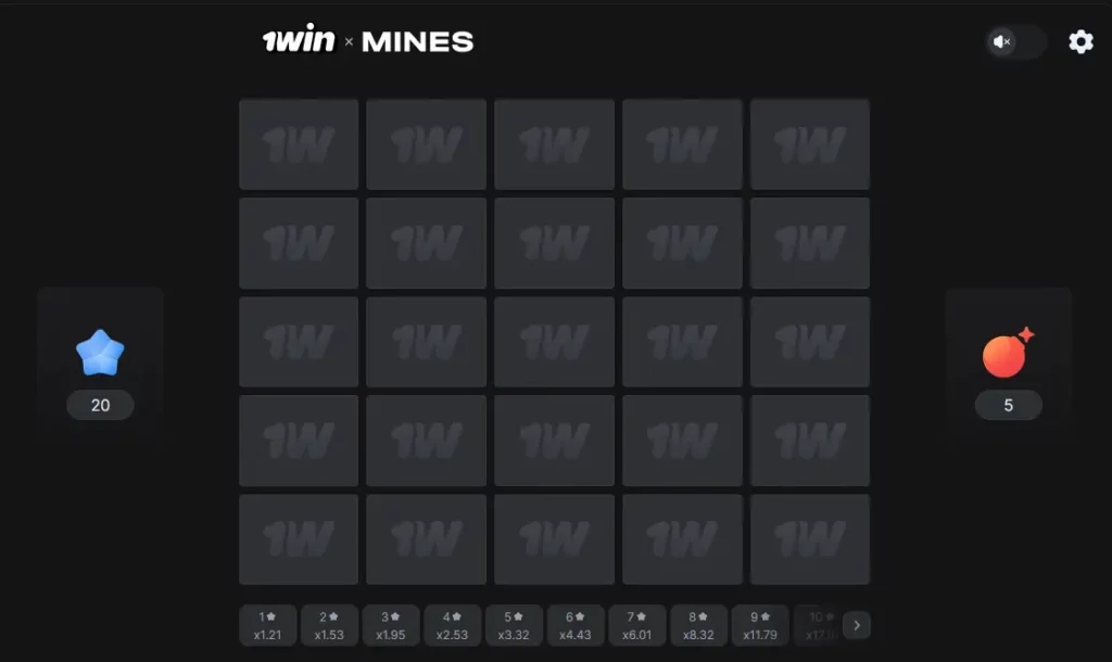 Mines o'yin maydoni Mines o'yin maydoni