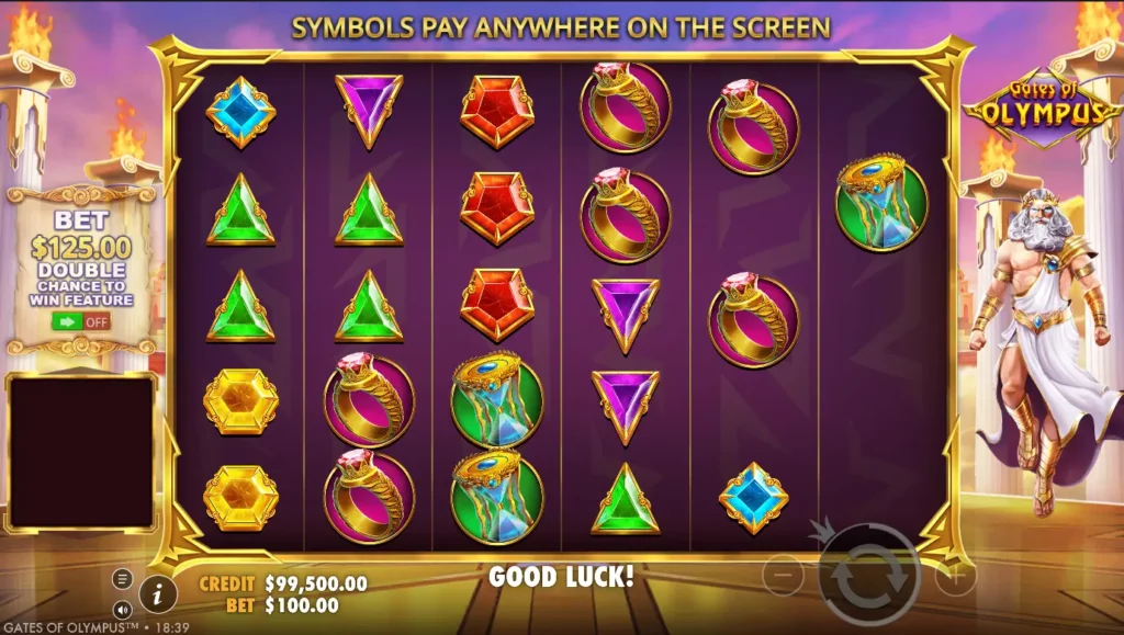 Olympus darvozalarida o'yin jarayoni