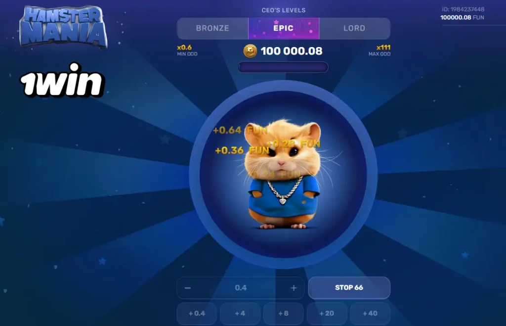 Hamster Mania o'yin jarayoni