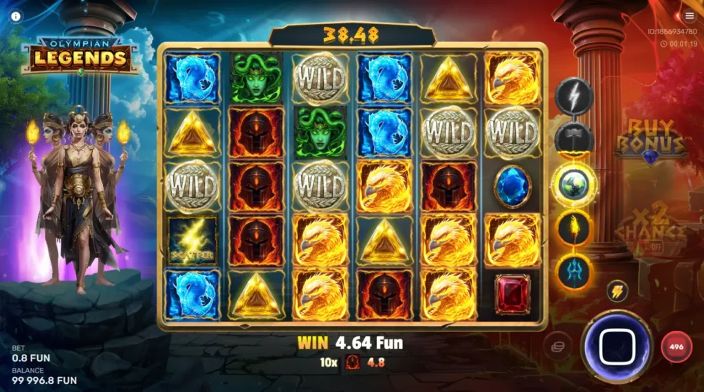 Olimpian Legends'da Magic Wilds