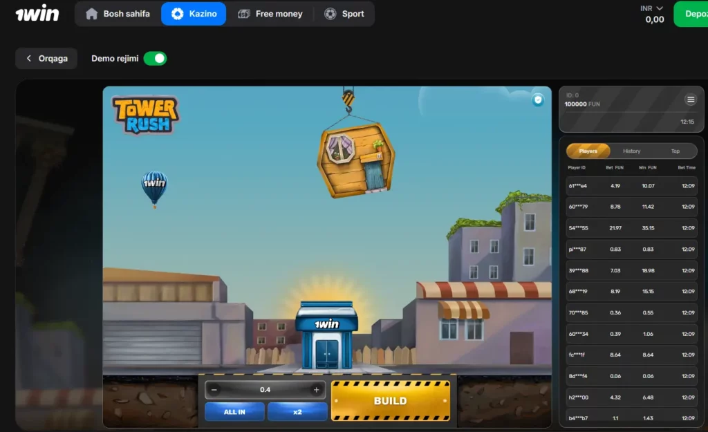 Tower Rush 1 g'alabada